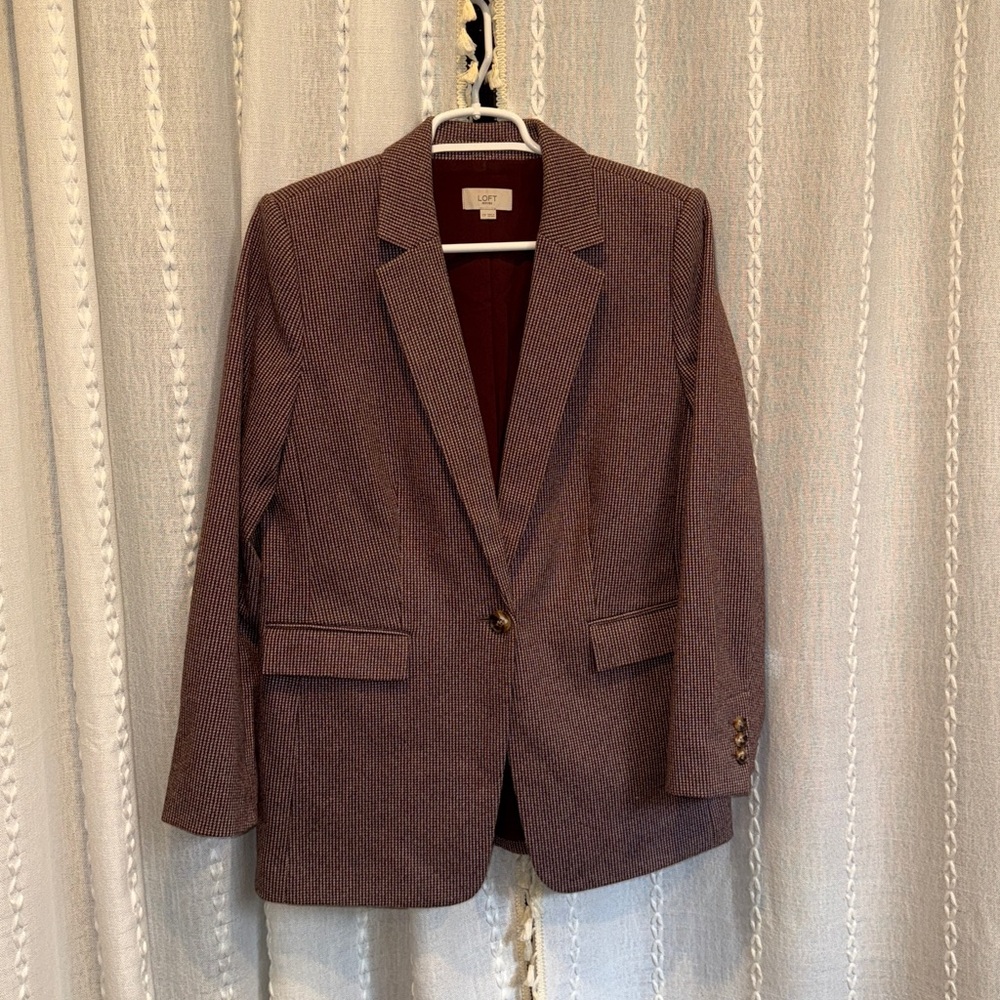 LOFT knit modern blazer